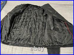 Wilsons Leather Jacket Mens M Black Full Zip