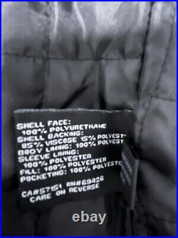 Wilsons Leather Jacket Mens M Black Full Zip