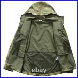 Winter Tactical Waterproof Softshell Jacket Set SharkSkin Camouflage Windbreaker