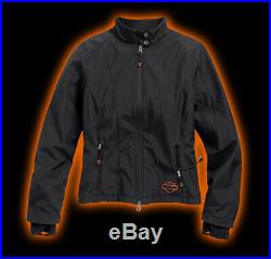 Women's Harley-Davidson Heated Soft Shell withBattery Riding Jacket. 98560-15VW