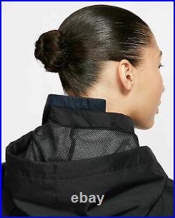 Women's NikeLab x Sacai Double Zip Jacket MEDIUM CD6297-010 Navy Black Lab