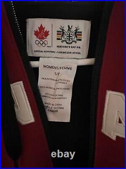 Womens small team canada soft shell jacket vancuver olympics 2010