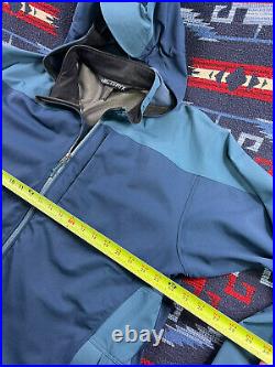 XL vintage 2000s navy and blue Arcteryx Soft shell jacket Coat Flaw Hooded